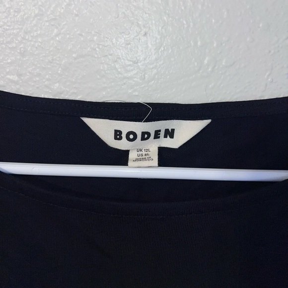 Boden Black Tee Shirt Midi Dress - Picture 2 of 5